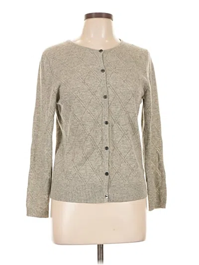 Pre-owned Assorted Brands Cardigan Sweater In Gray