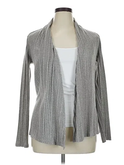 Pre-owned Assorted Brands Cardigan Sweater In Gray