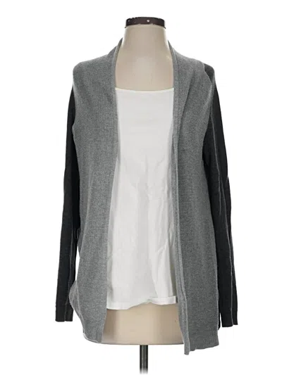 Pre-owned Assorted Brands Cardigan Sweater In Gray