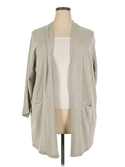 Pre-owned Assorted Brands Cardigan Sweater In Gray