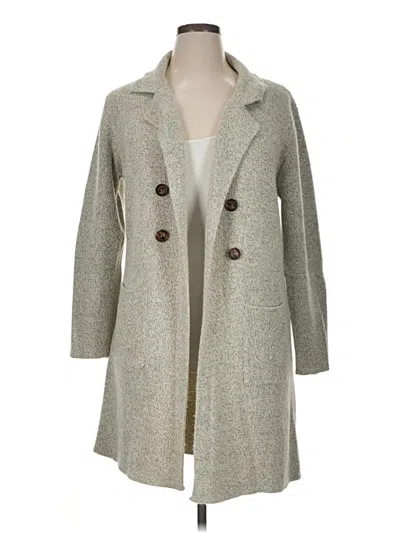 Pre-owned Assorted Brands Cardigan Sweater In Gray