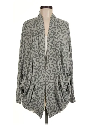 Pre-owned Assorted Brands Cardigan Sweater In Gray
