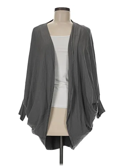Pre-owned Assorted Brands Cardigan Sweater In Gray