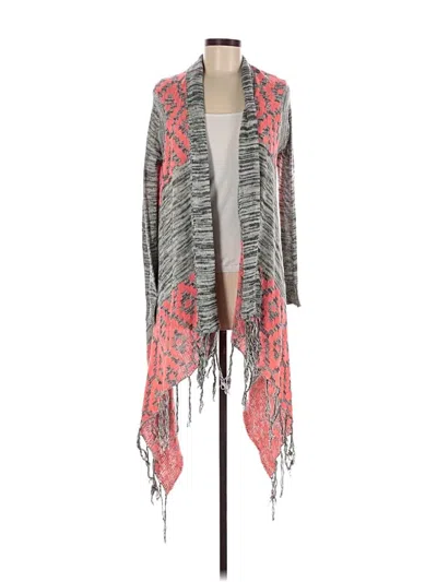 Pre-owned Assorted Brands Cardigan Sweater In Gray