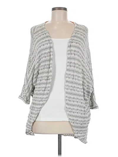 Pre-owned Assorted Brands Cardigan Sweater In Gray