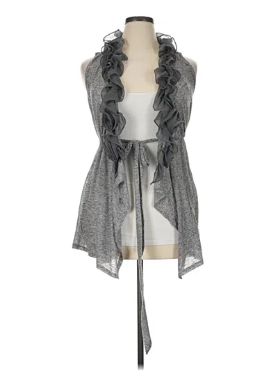 Pre-owned Assorted Brands Cardigan Sweater In Gray