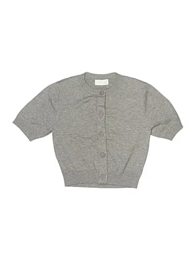 Pre-owned Assorted Brands Kids' Cardigan Sweater In Gray