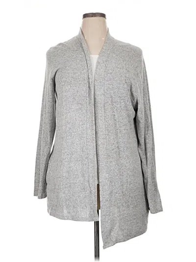 Pre-owned Assorted Brands Cardigan Sweater In Gray