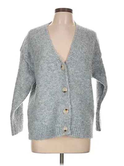 Pre-owned Assorted Brands Cardigan Sweater In Gray