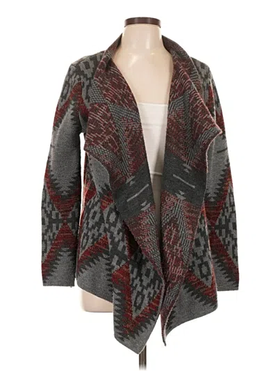 Pre-owned Assorted Brands Cardigan Sweater In Gray