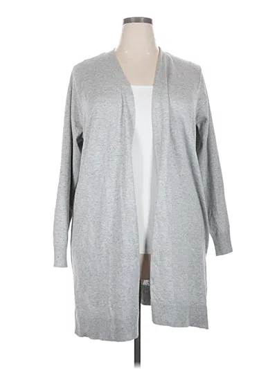Pre-owned Assorted Brands Cardigan Sweater In Gray