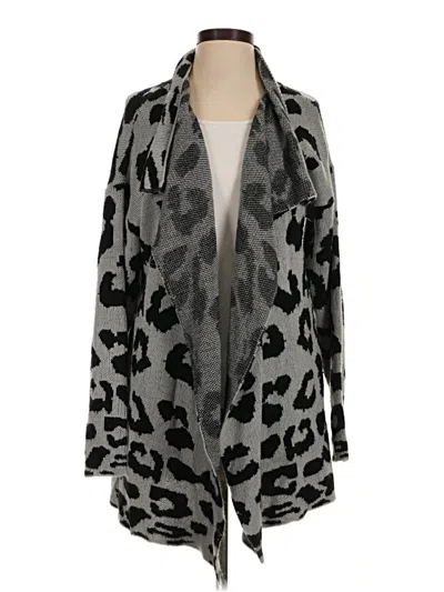 Pre-owned Assorted Brands Cardigan Sweater In Gray