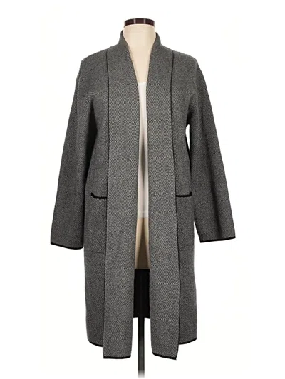 Pre-owned Assorted Brands Cardigan Sweater In Gray