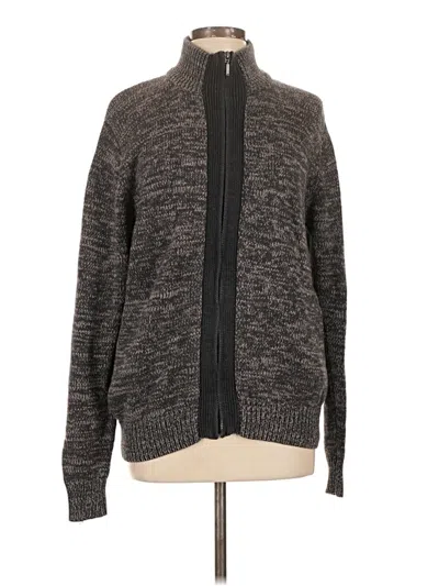 Pre-owned Assorted Brands Cardigan Sweater In Gray