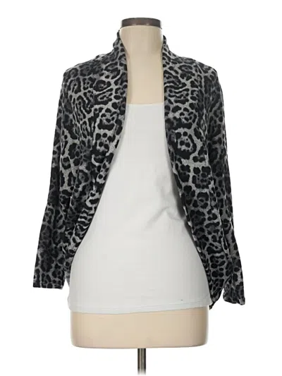 Pre-owned Assorted Brands Cardigan Sweater In Gray