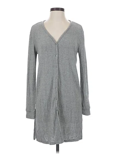 Pre-owned Assorted Brands Cardigan Sweater In Gray
