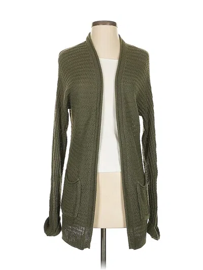 Pre-owned Assorted Brands Cardigan Sweater In Green