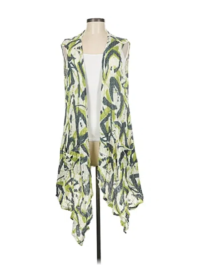 Pre-owned Assorted Brands Cardigan Sweater In Green