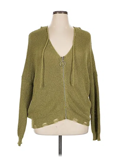 Assorted Brands Cardigan Sweater In Green