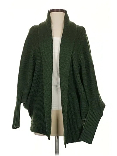 Pre-owned Assorted Brands Cardigan Sweater In Green