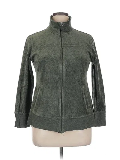 Pre-owned Assorted Brands Cardigan Sweater In Green