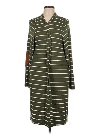 Pre-owned Assorted Brands Cardigan Sweater In Green