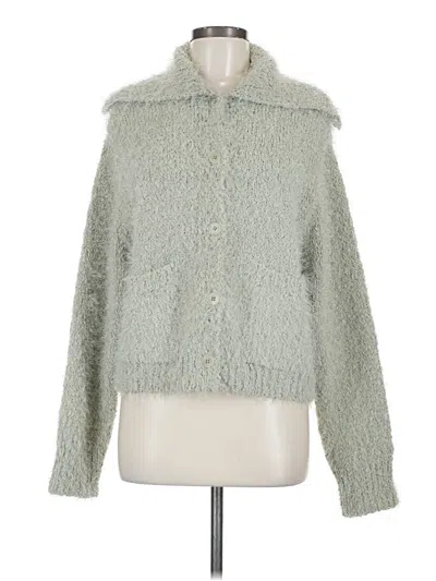 Pre-owned Assorted Brands Cardigan Sweater In Green