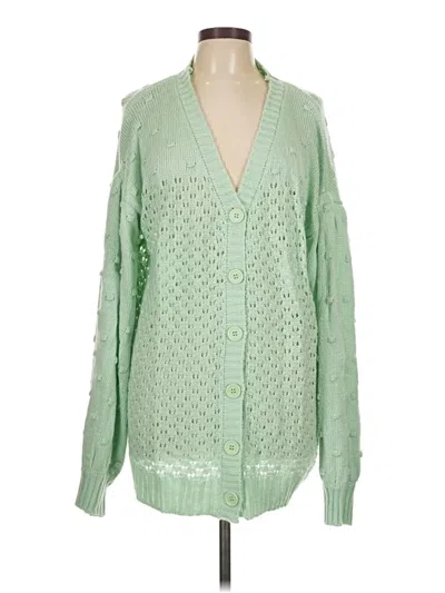 Assorted Brands Cardigan Sweater In Green
