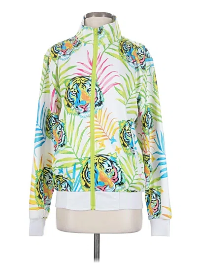 Pre-owned Assorted Brands Cardigan Sweater In Green