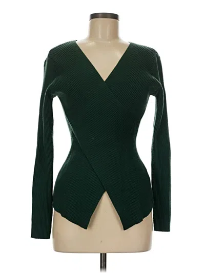 Pre-owned Assorted Brands Cardigan Sweater In Green