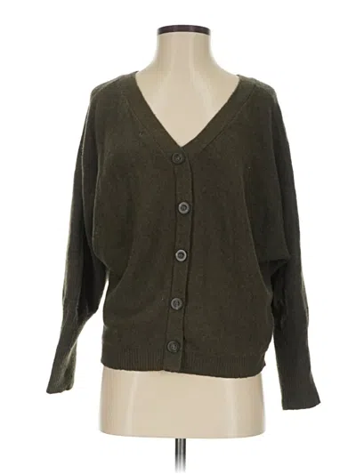 Pre-owned Assorted Brands Cardigan Sweater In Green