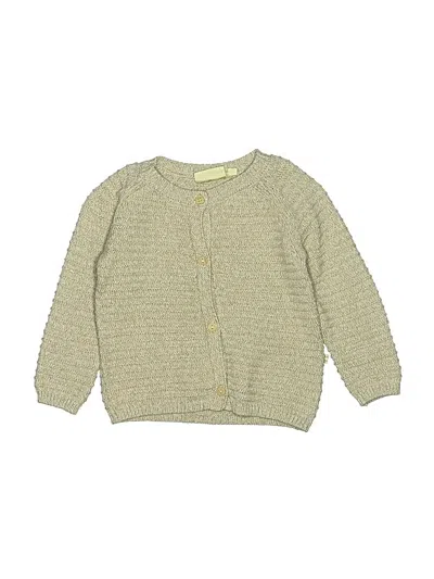 Pre-owned Assorted Brands Babies' Cardigan Sweater In Green