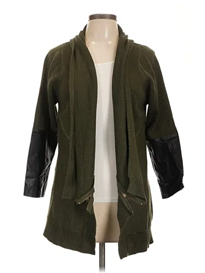 Pre-owned Assorted Brands Cardigan Sweater In Green