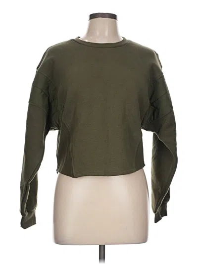 Pre-owned Assorted Brands Cardigan Sweater In Green