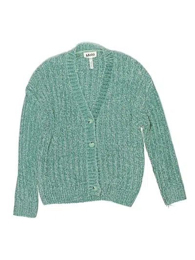 Pre-owned Assorted Brands Kids' Cardigan Sweater In Green