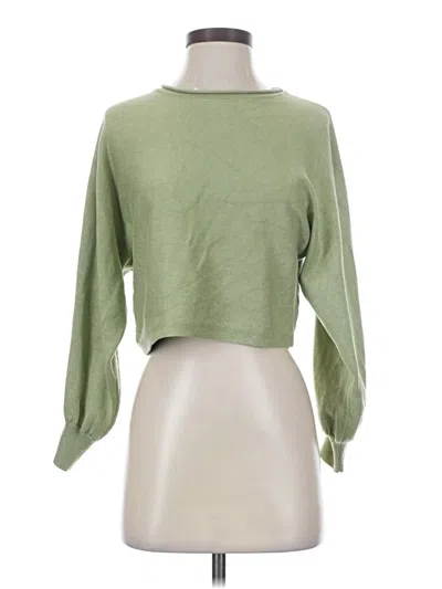 Pre-owned Assorted Brands Cardigan Sweater In Green