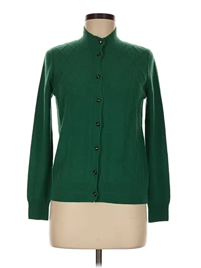 Pre-owned Assorted Brands Cardigan Sweater In Green