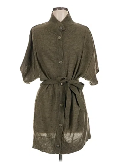 Pre-owned Assorted Brands Cardigan Sweater In Green