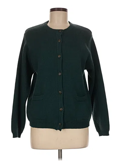 Pre-owned Assorted Brands Cardigan Sweater In Green