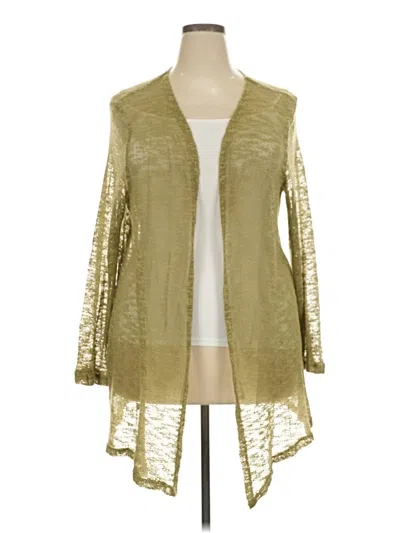 Pre-owned Assorted Brands Cardigan Sweater In Green