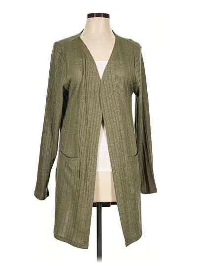 Pre-owned Assorted Brands Cardigan Sweater In Green