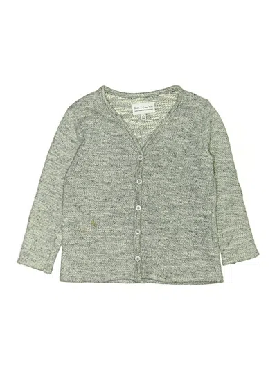 Pre-owned Assorted Brands Kids' Cardigan Sweater In Green
