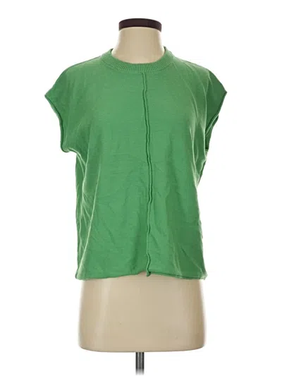 Pre-owned Assorted Brands Cardigan Sweater In Green