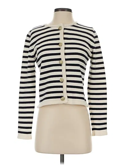Pre-owned Assorted Brands Cardigan Sweater In Ivory