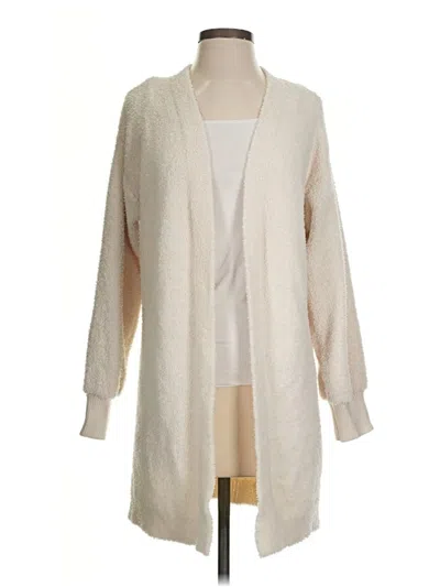 Pre-owned Assorted Brands Cardigan Sweater In Ivory