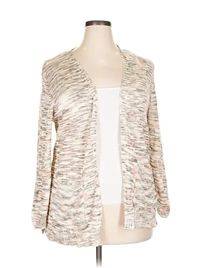 Pre-owned Assorted Brands Cardigan Sweater In Ivory