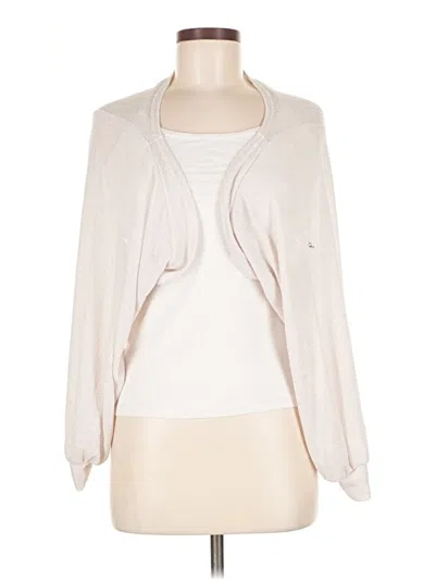 Pre-owned Assorted Brands Cardigan Sweater In Ivory