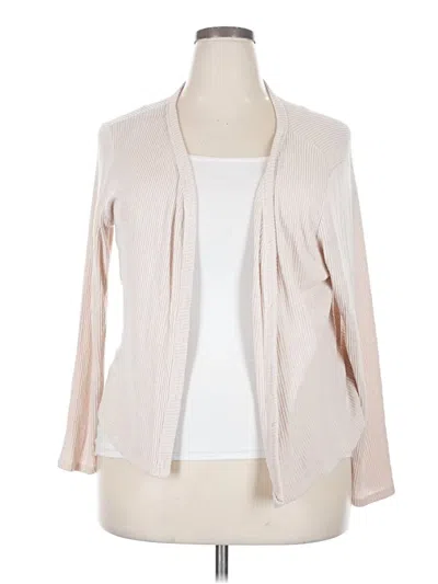 Pre-owned Assorted Brands Cardigan Sweater In Ivory