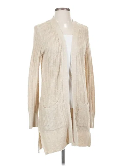 Pre-owned Assorted Brands Cardigan Sweater In Ivory