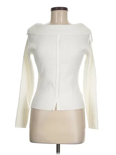 Pre-owned Assorted Brands Cardigan Sweater In Ivory